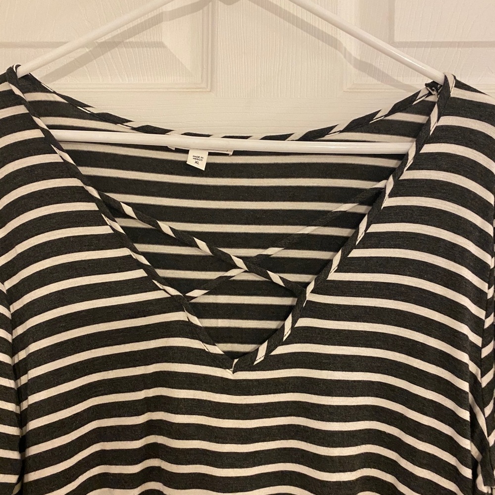 Emory Park crisscrosse neckline top